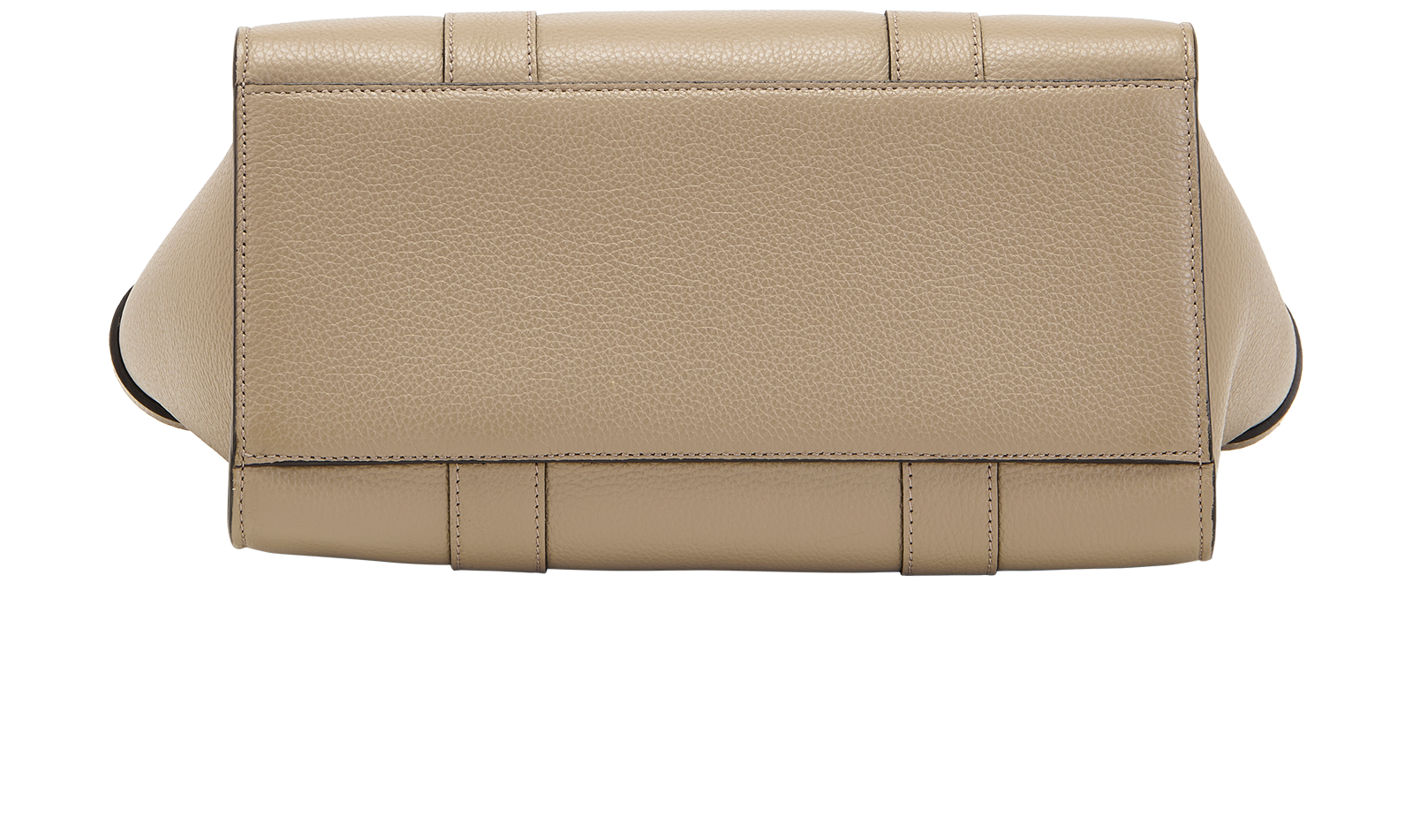 Small Zipped Bayswater, &pound;495, Handbags, Taupe, Leather, Top view